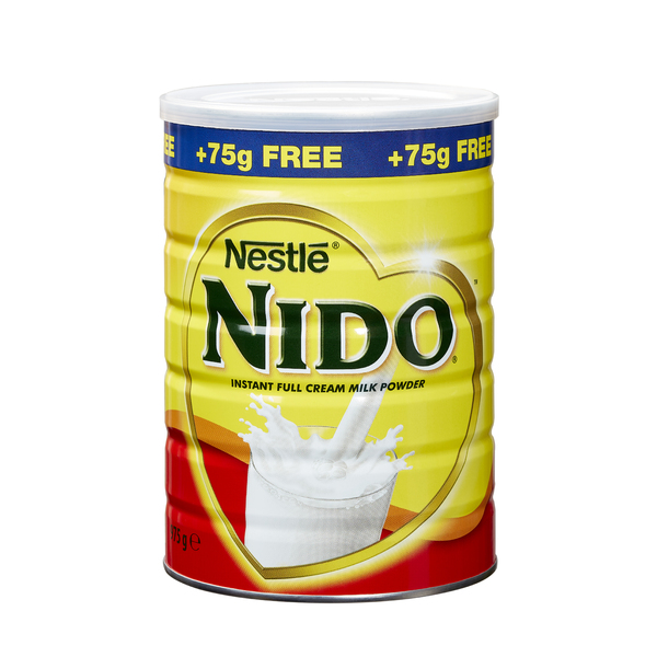 Photo Lait entier en poudre Nido 900G +75G Nestle