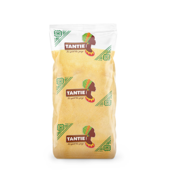 Photo Semoule de maïs nostrana jaune 1 kg Tantie