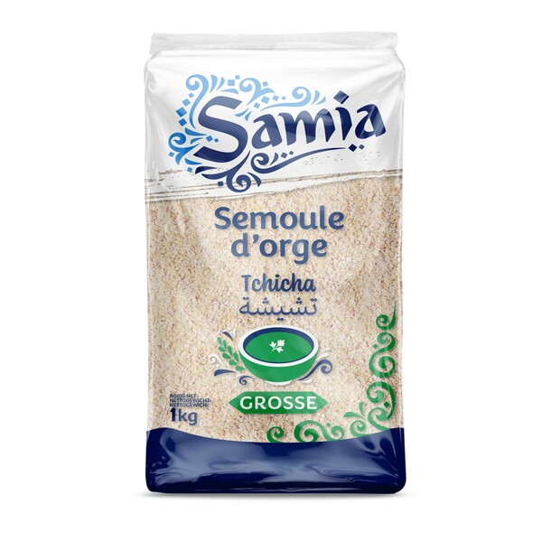 Photo Semoule d'orge concassée grosse 1kg Samia