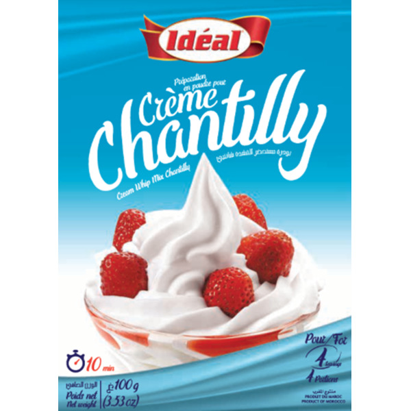 Photo Crème chantilly 100g Ideal