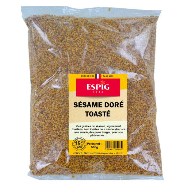 Photo Sésame doré toasté 500g Espig