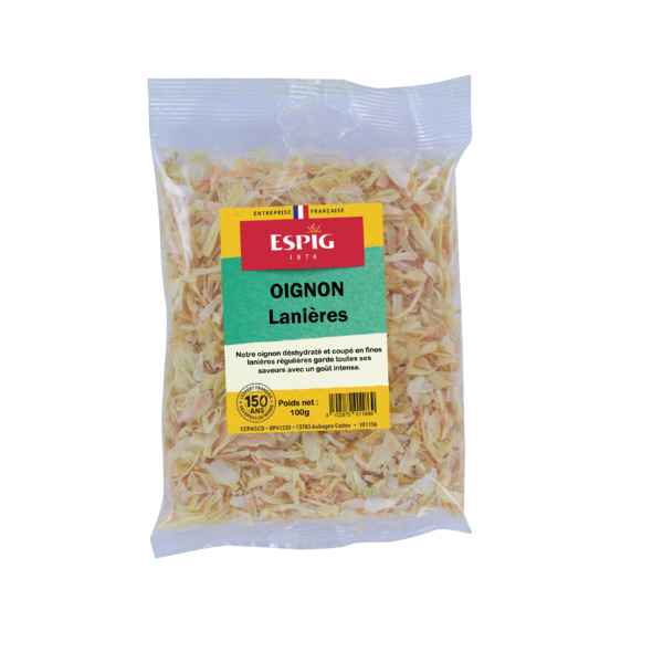Photo Oignon déshydraté 100g Espig