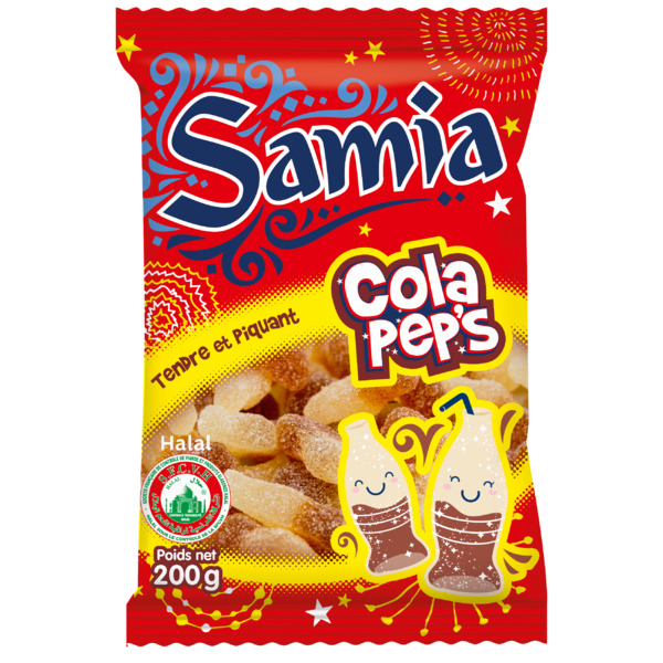 Photo Bonbons cola pep's halal 200 g Samia