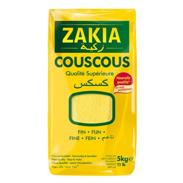 Photo Couscous fin 5 kg Zakia
