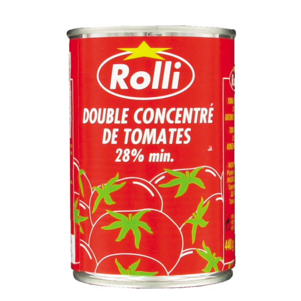 Photo Double concentré de tomate 1/2 440 g Rolli
