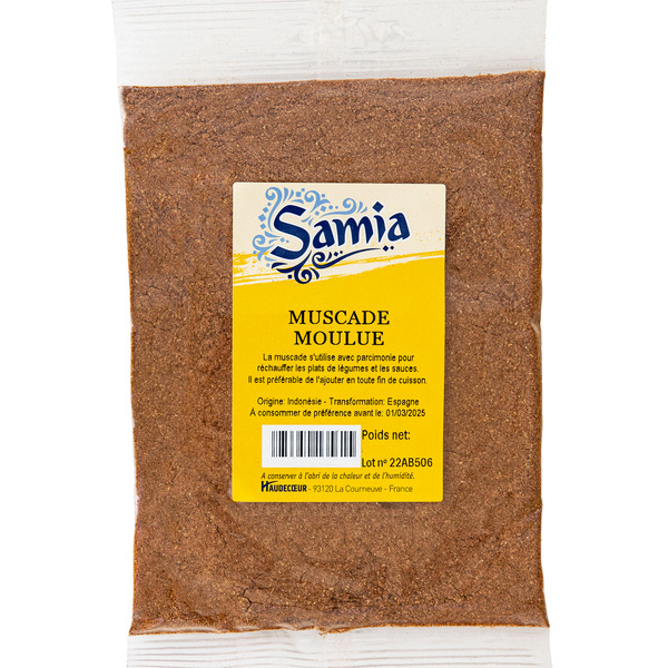 Muscade moulue 100 g Samia