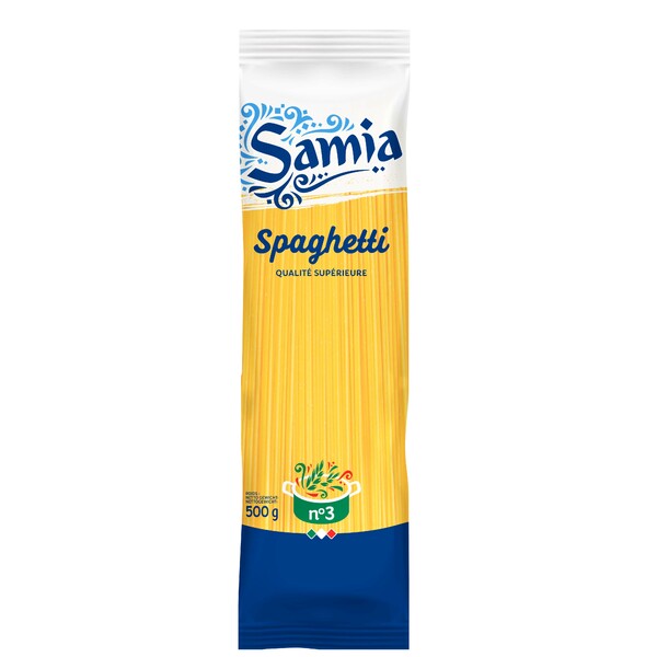 Photo Pâtes spaghetti n°3 500 g Samia