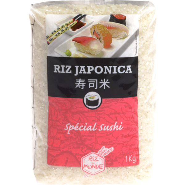 Photo Riz Sushi Japonica 1 kg Riz Du Monde