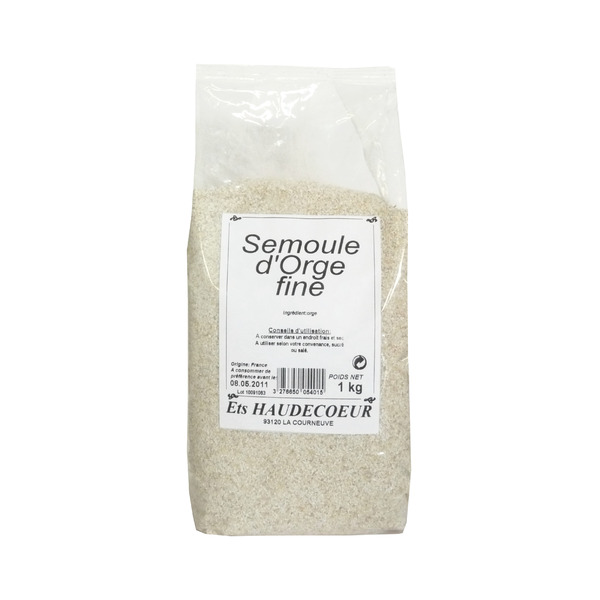 Photo Semoule d'orge fine concassée 1 kg Legumor