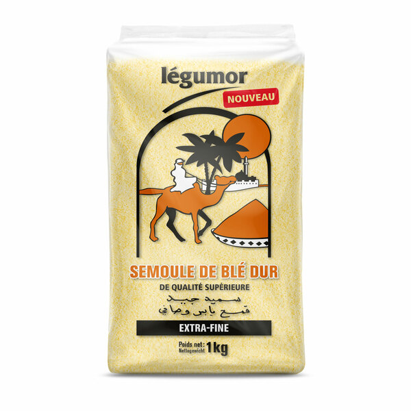 Photo Semoule de blé extra-fine 1 kg Legumor