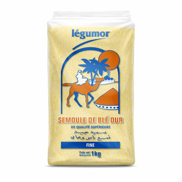 Photo Semoule de blé fine 1 kg Legumor