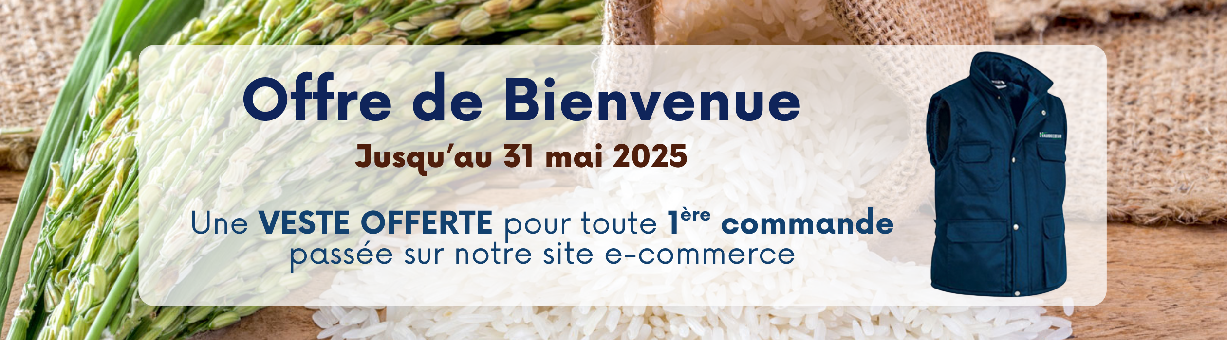 Temps fort Offre bienvenue - 1ère commande web