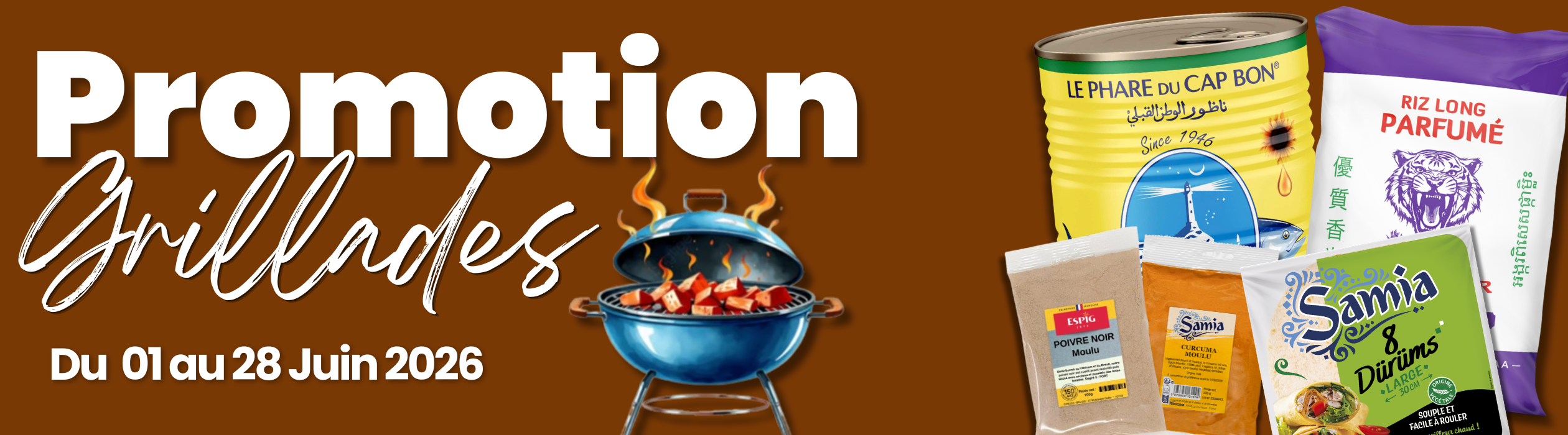 Temps fort PROMO GRILLADES - JUIN