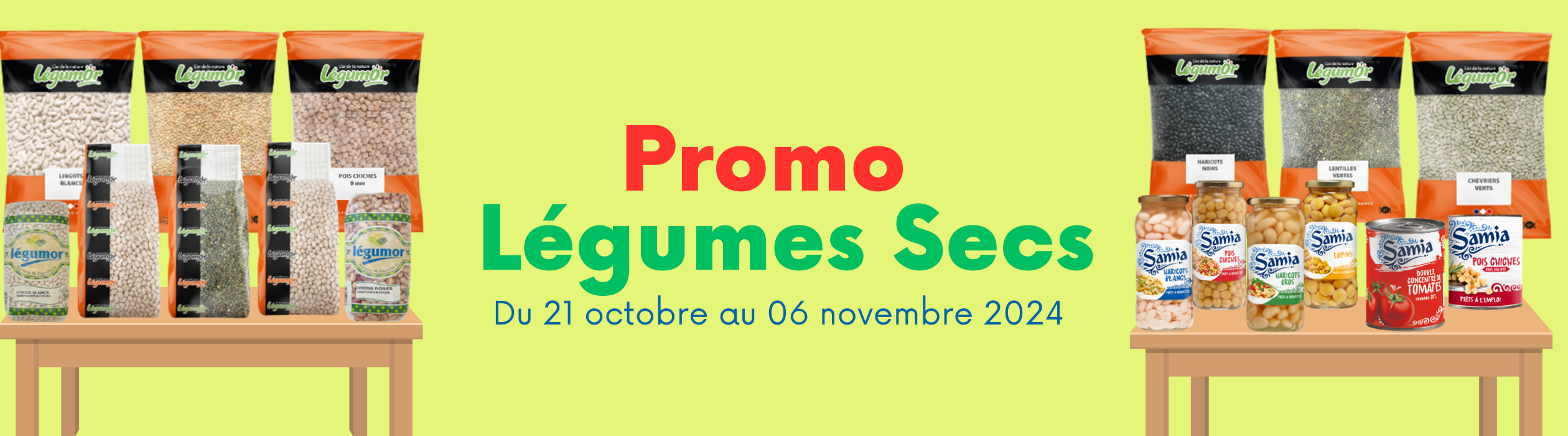 Temps fort Promo Légumes Secs