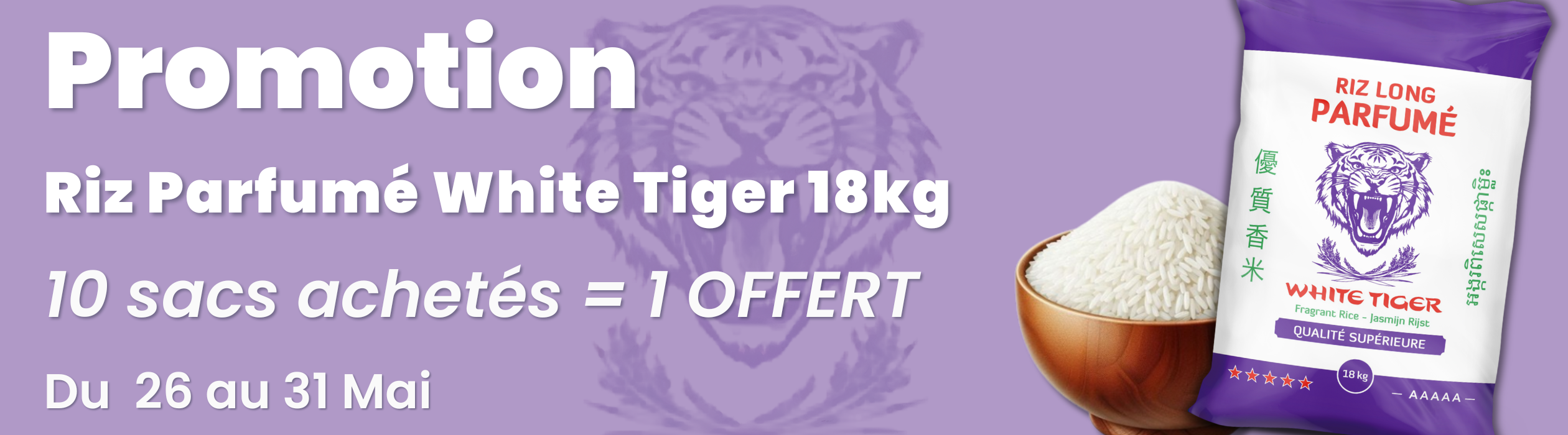 Temps fort WHITE TIGER